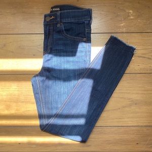 Express Jeans Classic Raw Hem Size 0